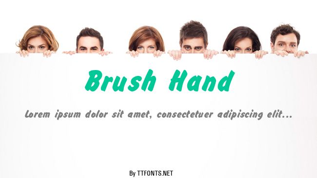 Brush Hand example